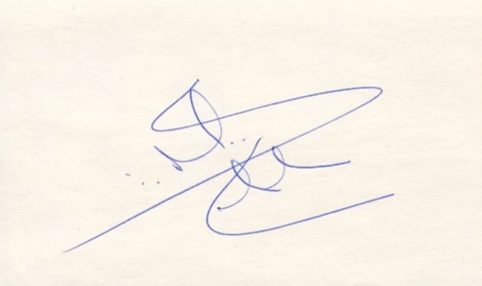 Simon MacCorkindale autograph