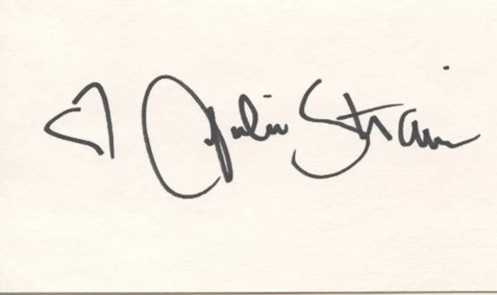 Julie Strain autograph