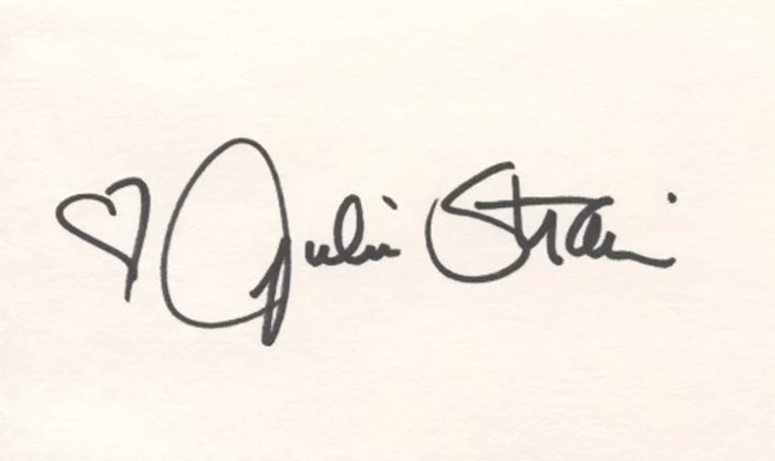 Julie Strain autograph