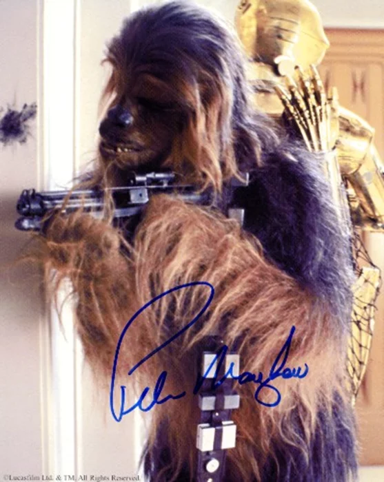 Peter Mayhew autograph