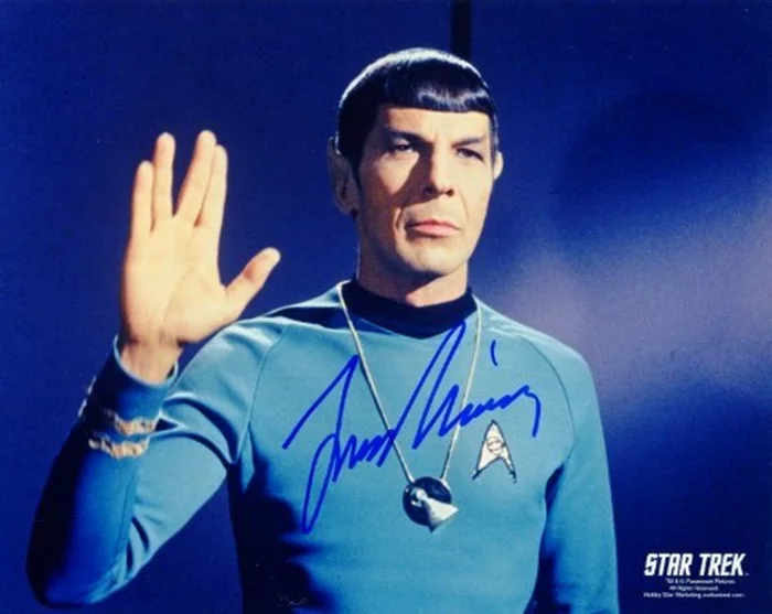 Leonard Nimoy autograph