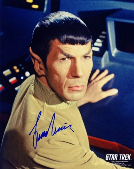 Leonard Nimoy autograph