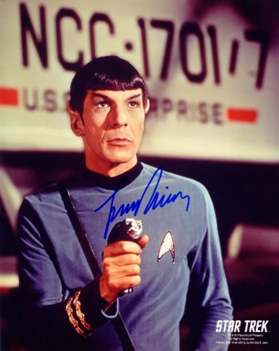 Leonard Nimoy autograph