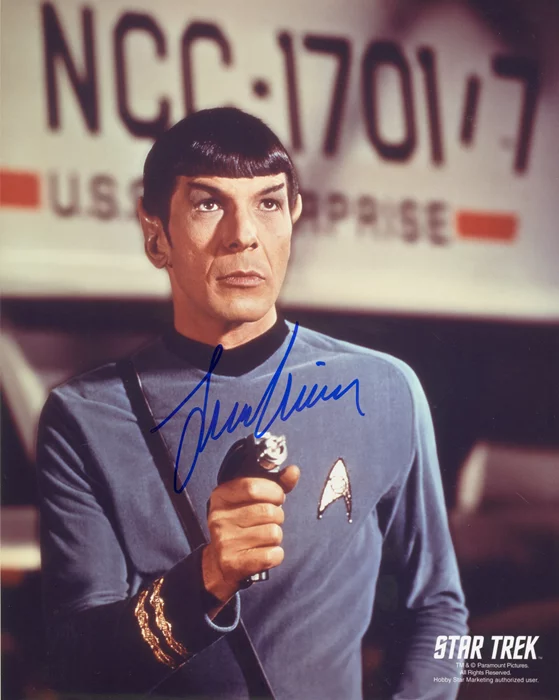 Leonard Nimoy autograph