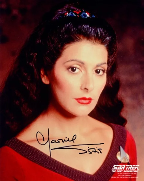 Marina Sirtis autograph