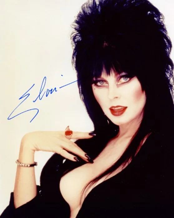 Elvira autograph