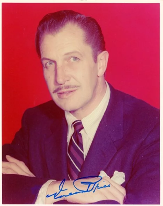 Vincent Price autograph