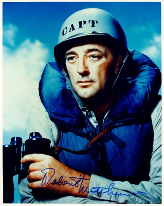 Robert Mitchum autograph