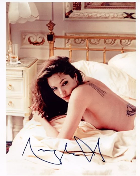 Angelina Jolie autograph