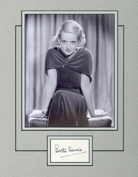 Bette Davis autograph