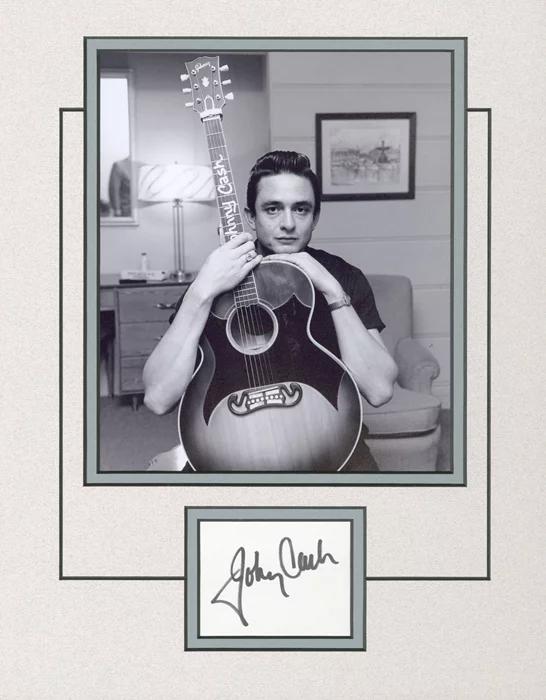 Johnny Cash autograph