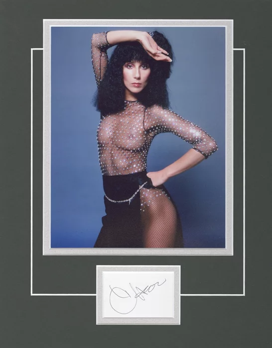 Cher autograph