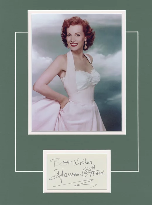 Maureen O'Hara autograph