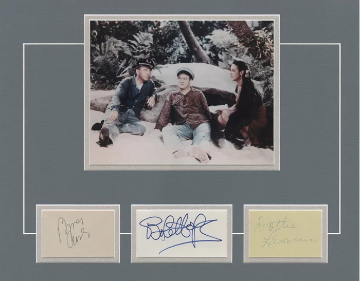 Hope, Crosby & Lamour autograph