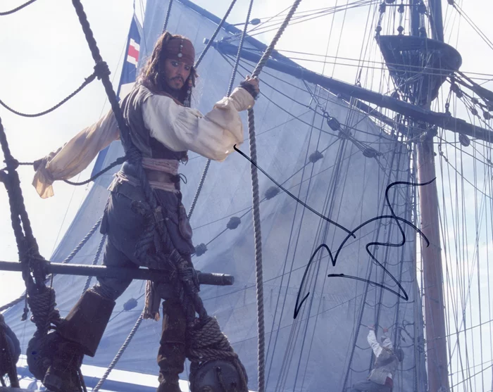 Johnny Depp autograph