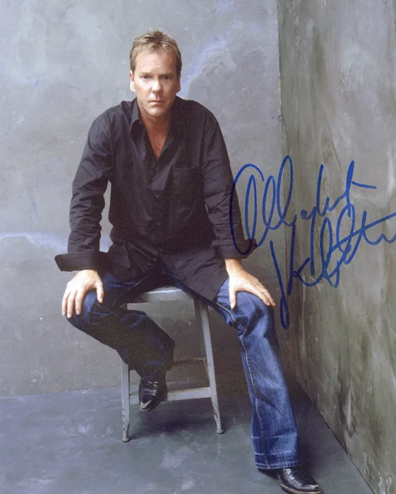 Kiefer Sutherland autograph