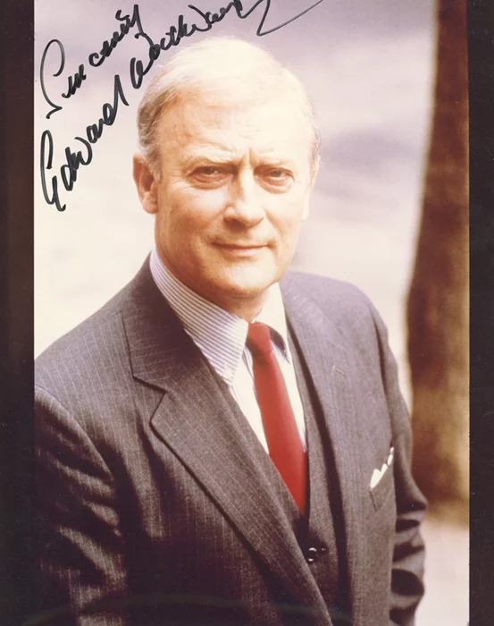 Edward Woodward autograph