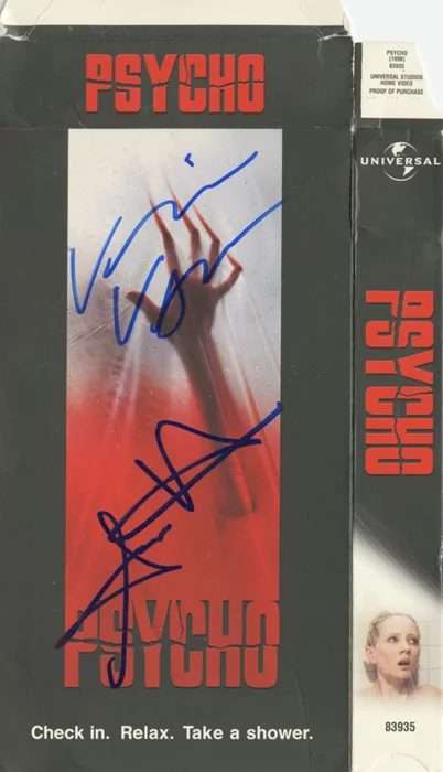 Psycho autograph