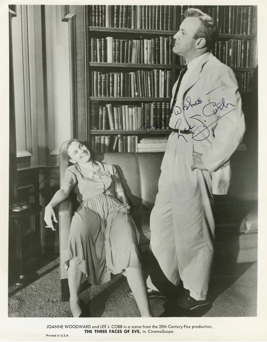 Lee J. Cobb autograph