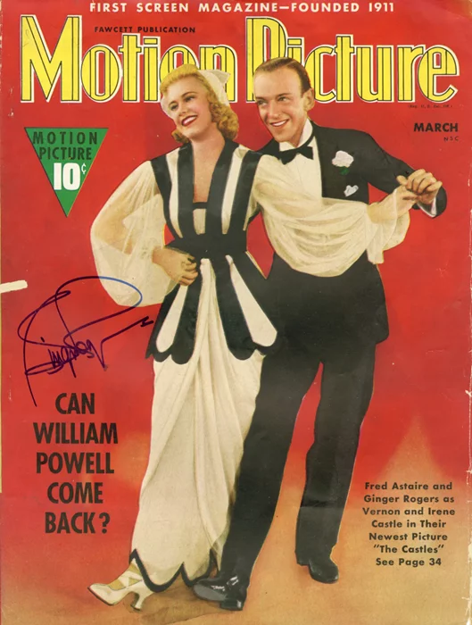 Ginger Rogers autograph