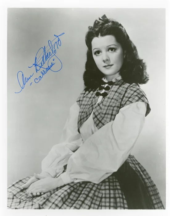 Ann Rutherford autograph