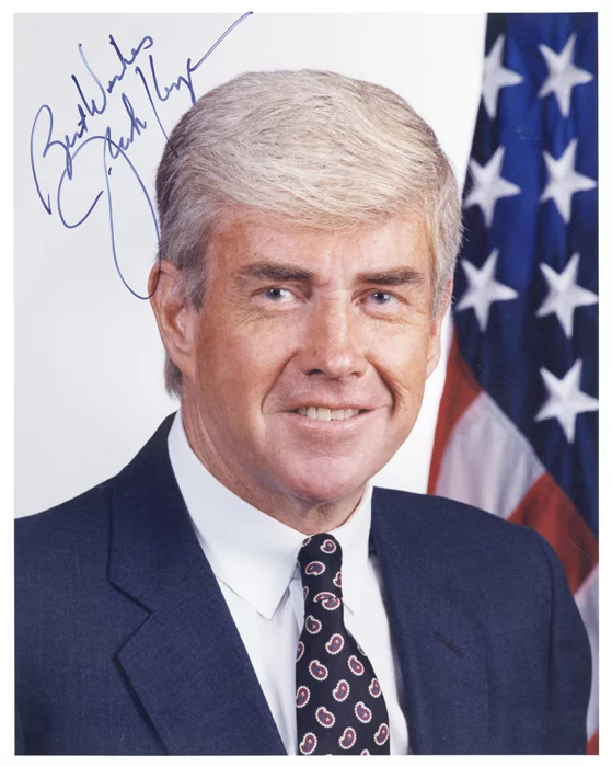 Jack Kemp autograph