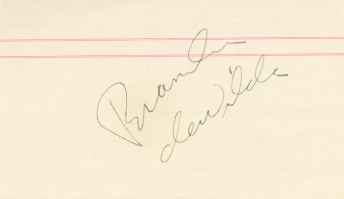 Brandon De Wilde autograph