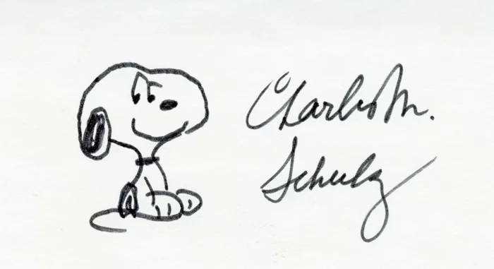 Charles Schulz autograph