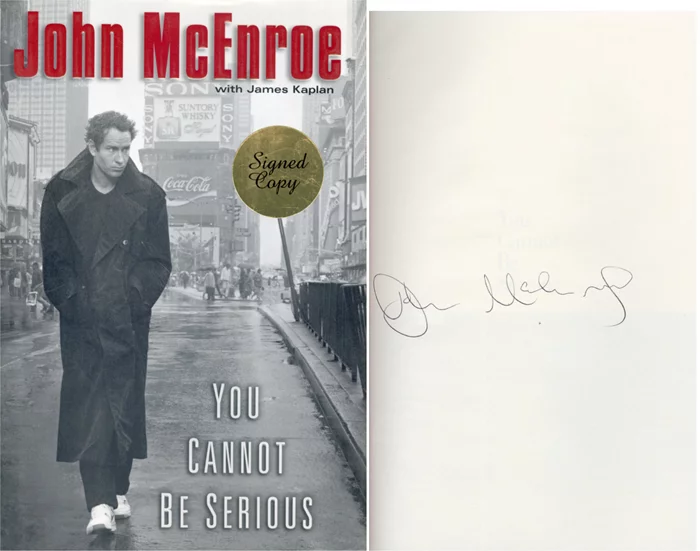 John McEnroe autograph