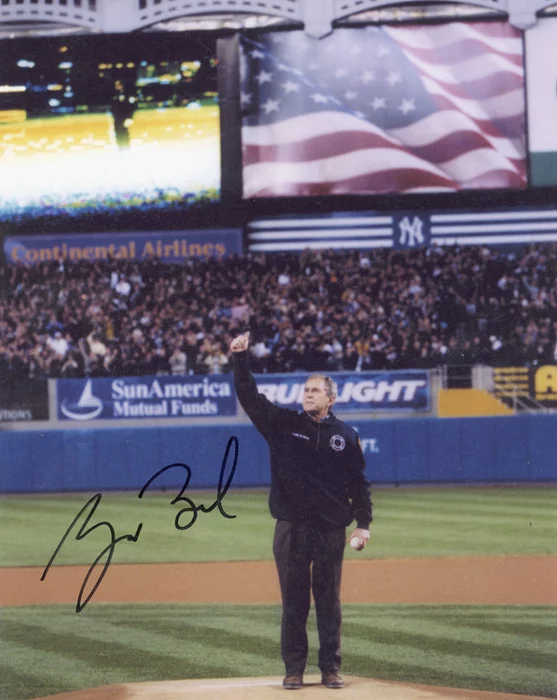 George Bush autograph