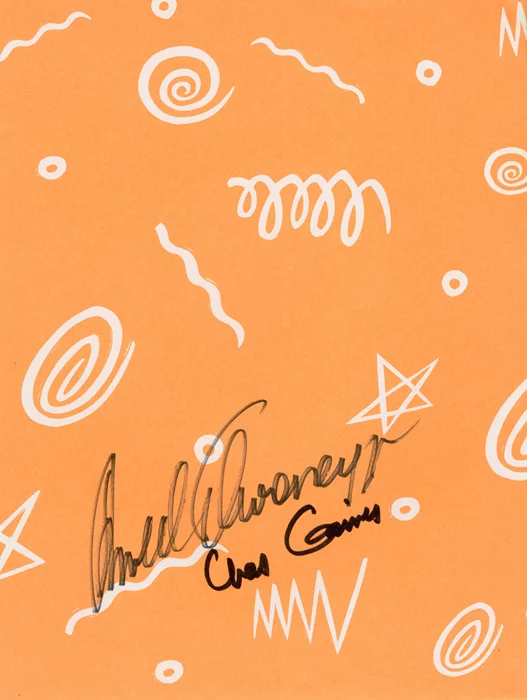 Arnold Schwarzenegger autograph