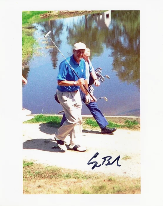 George Bush autograph