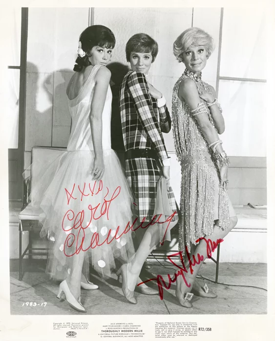 Thoroughly Modern Millie autograph