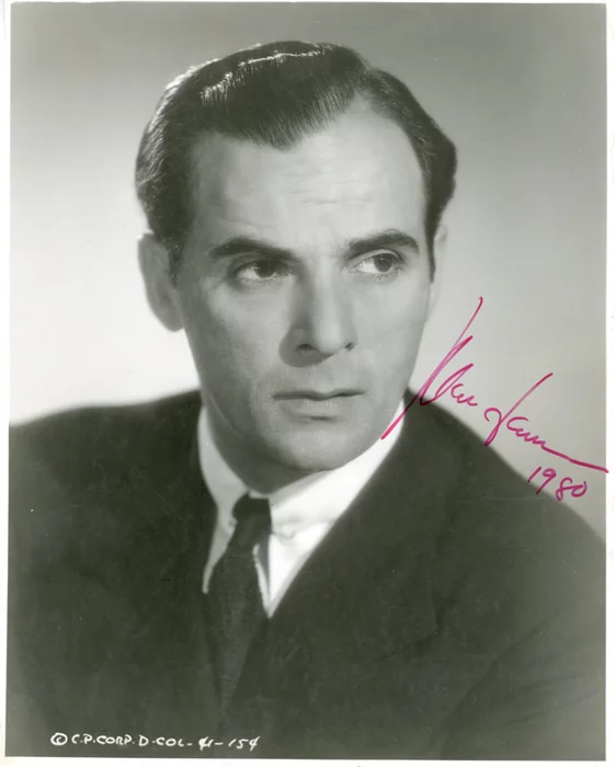 Marc Lawrence autograph