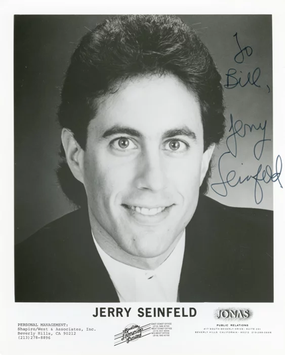 Jerry Seinfeld autograph