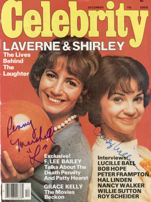 Laverne & Shirley autograph