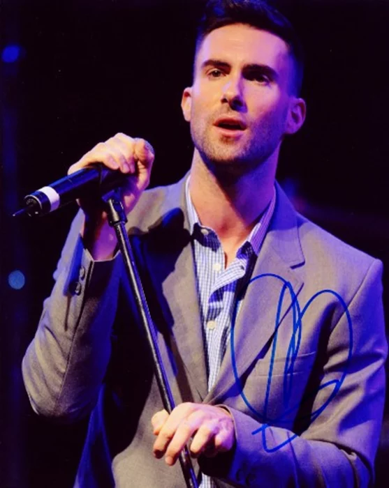Adam Levine autograph
