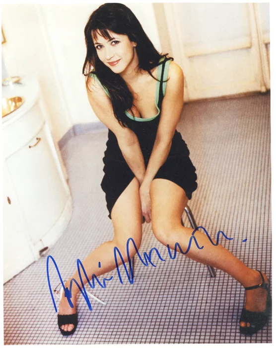 Sophie Marceau autograph