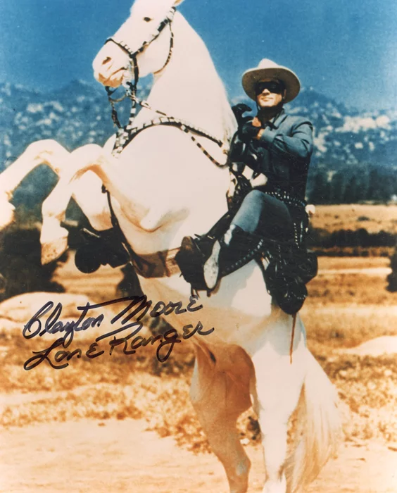 Clayton Moore autograph