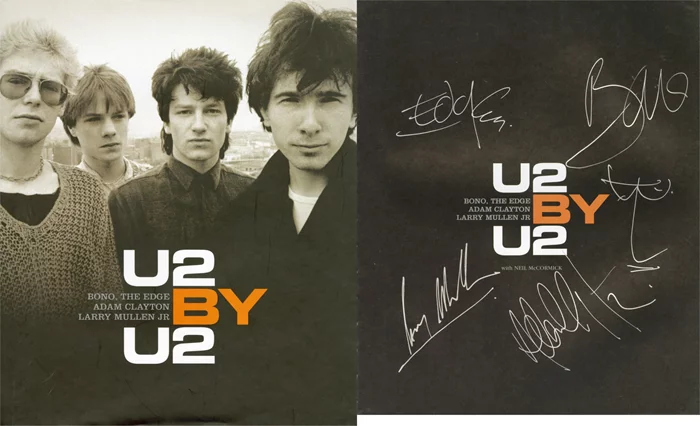 U2 autograph