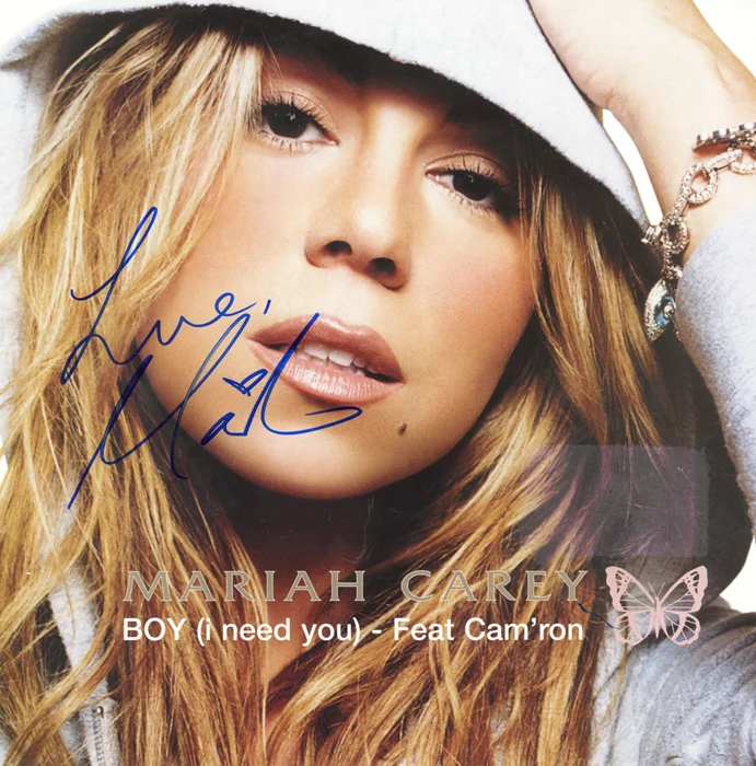 Mariah Carey autograph