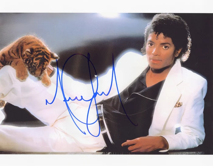 Michael Jackson autograph