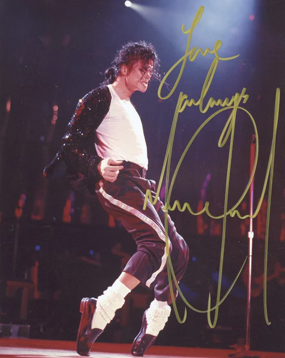 Michael Jackson autograph