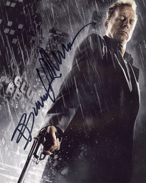 Bruce Willis autograph