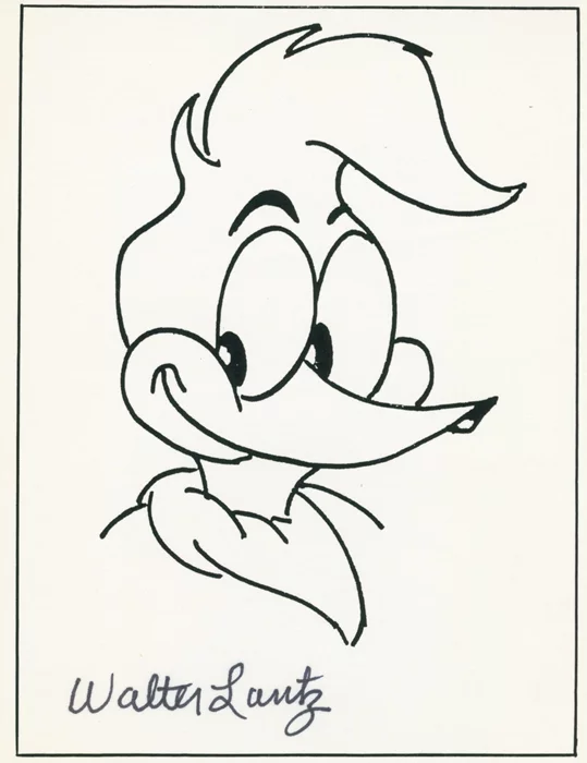 Walter Lantz autograph