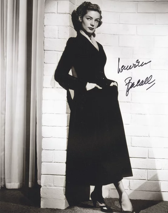 Lauren Bacall autograph
