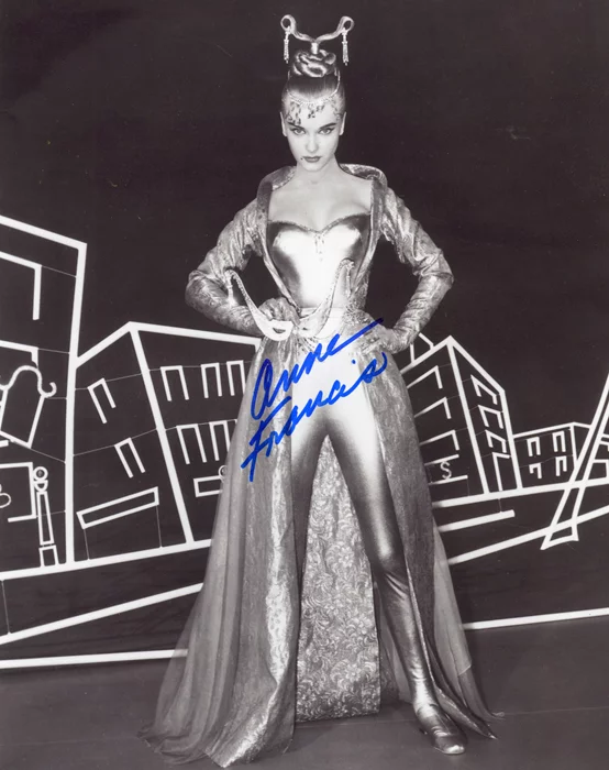 Anne Francis autograph