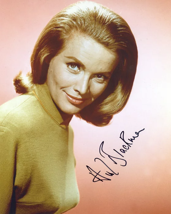 Honor Blackman autograph