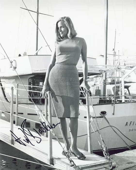Honor Blackman autograph