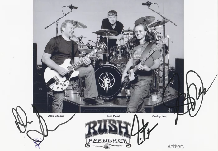 Rush autograph